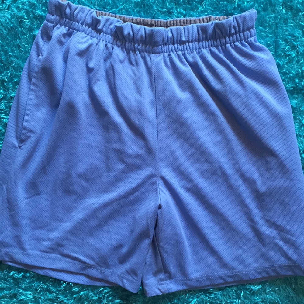 Light blue athletic shorts